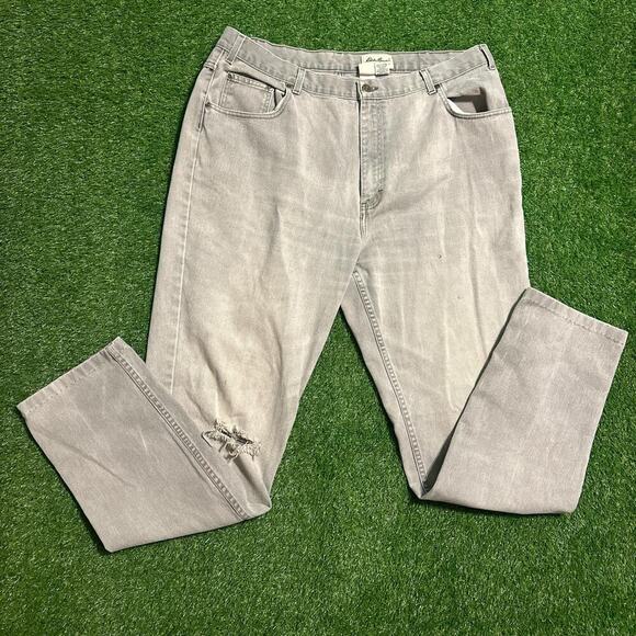 Vintage Eddie Bauer Grey Jeans - Picture 1 of 5